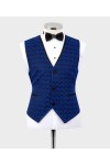 Blue Patterned Tuxedo